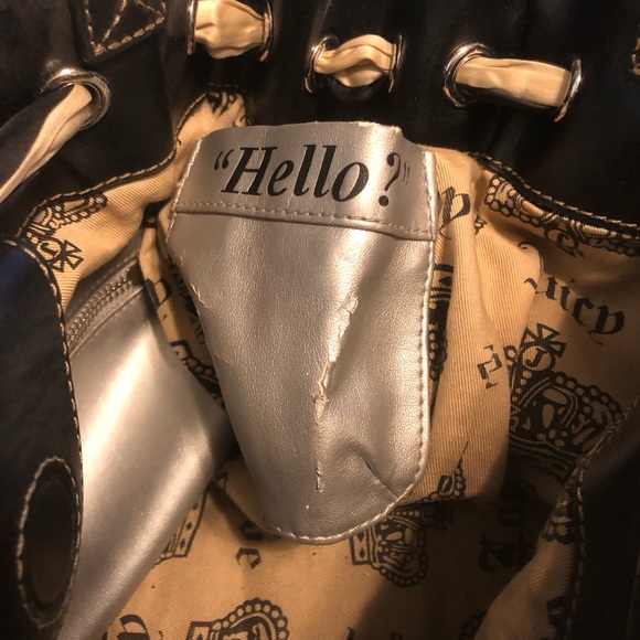 Juicy Couture Black Satchel Bag - Picture 8 of 16